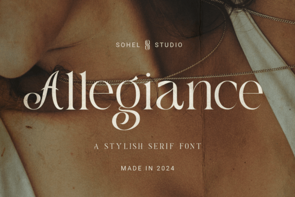 Allegiance: A Serif Font That Anchors Campaigns With Quiet Confidence