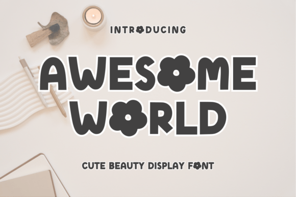 Awesome World: A Retro Display Font That Sells