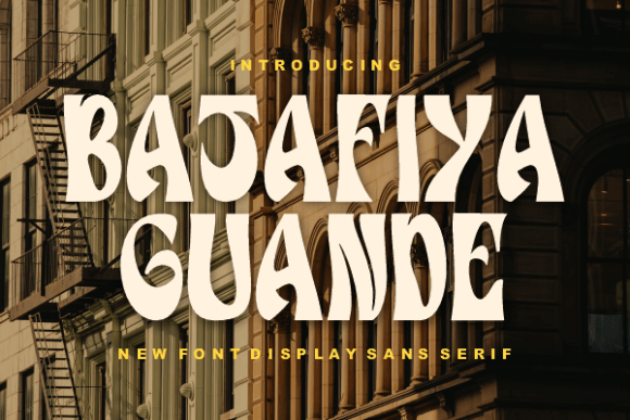 Batafiya Guande: A Display Font That Builds Brand Trust