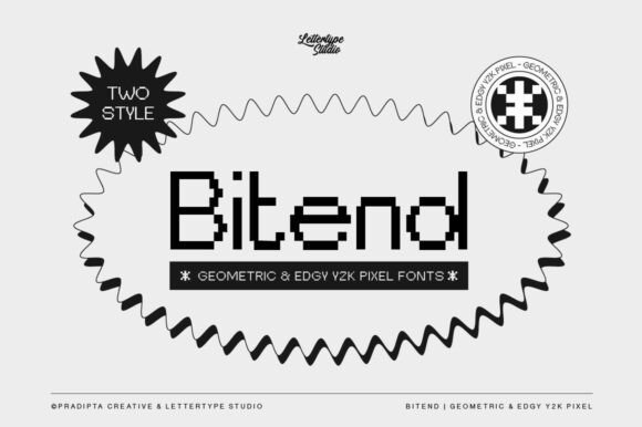 Bitend: A Pixel-Sharp Sans Serif Font for Bold Campaign Moments