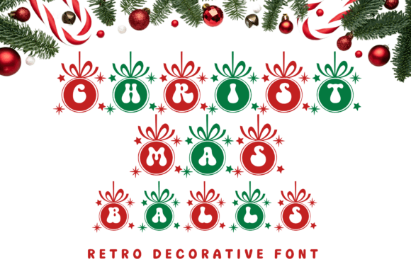 Christmas Balls Retro: A Festive Display Font That Cuts Through the Feed