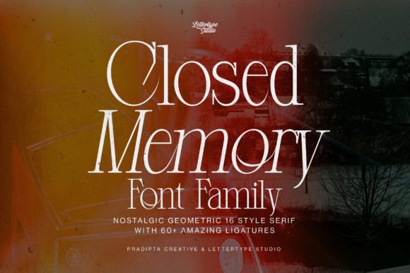 Closed Memory: A Serif Font That Feels Like Home