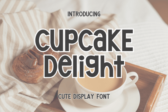 Cupcake Delight Font: Quirky Retro Charm for Handmade Labels & Printables