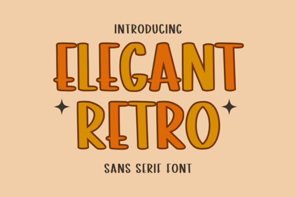 Elegant Retro: A Sans Serif Font That Stops Scrolling