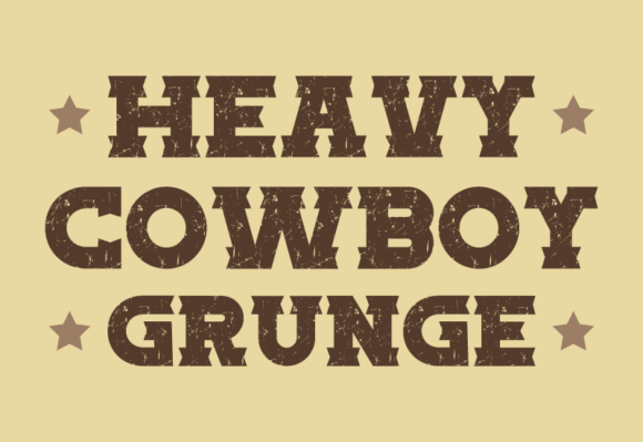 Heavy Cowboy Grunge: A Serif Font That Gives Your Brand Grit & Grace