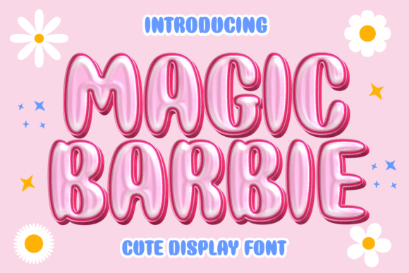 Magic Barbie Font: Playful Charm for Handmade Labels & Printables