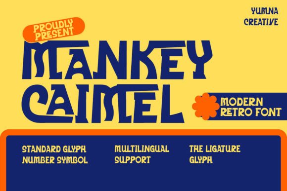 Mankey Caimel: A Display Font That Feels Like Home