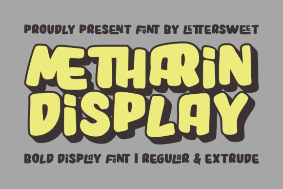 Metharin: A Vintage Display Font for Editorial Charm