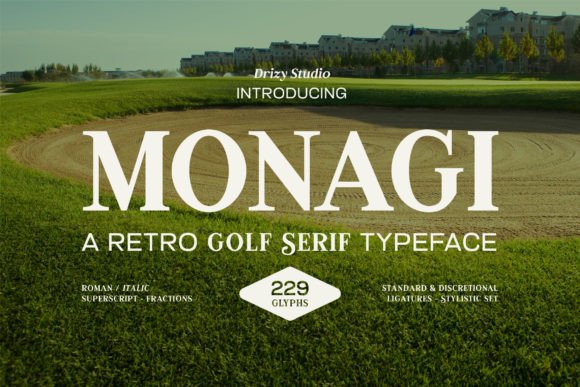 Monagi: A Serif Typeface for Elegant Digital Branding