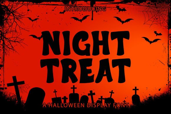 Night Treat: A Playful Display Font That Lifts Your Web Typography