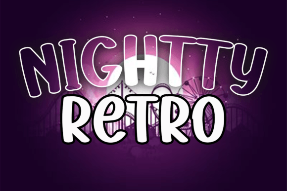 Nighty Retro: A Handwritten Font That Feels Like a First Draft Done Right