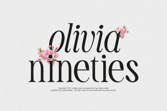 Olivia Nineties: A Retro Serif Font That Builds Brand Trust