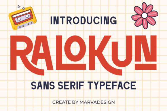 Ralokun: A Clean Retro Sans Serif Font for Digital Design