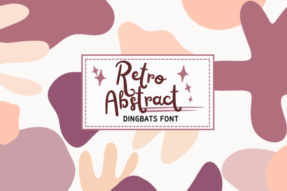 Retro Abstract Dingbats Font for Scroll-Stopping Visuals