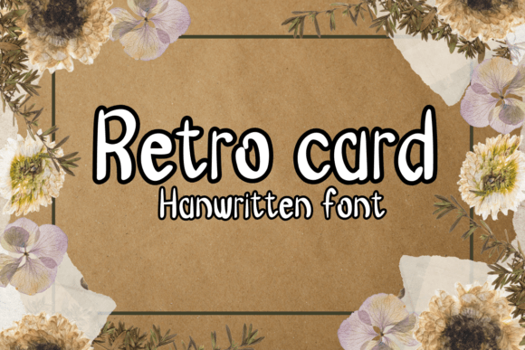 Retro Card: A Handwritten Serif Font That Feels Like Real Ink