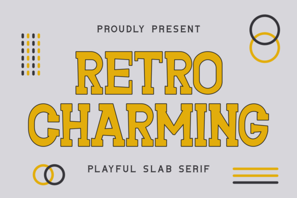 Retro Charming: A Slab Serif Font for Editorial Personality