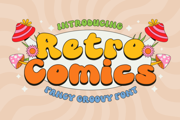 Retro Comics: A Groovy Sans Serif Font for Editorial Charm