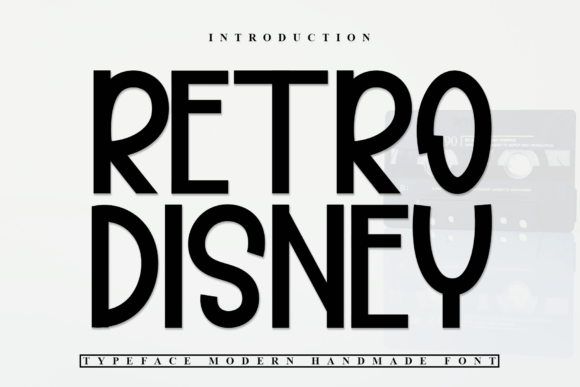 Retro Disney: A Handwritten Script Font for Digital Branding