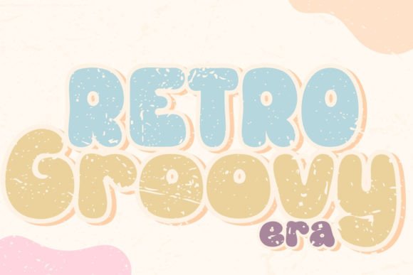 Retro Groovy Era Font: A Vibrant Display Typeface for Digital Branding