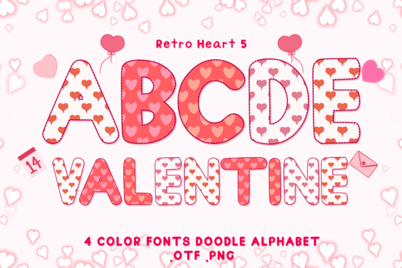Retro Heart 5: A Color Font That Makes Your Brand Feel Like Home