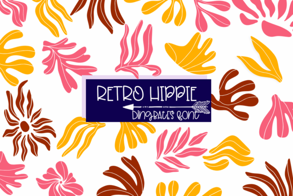 Retro Hippie: A Friendly Dingbats Font for Brand Personality