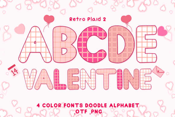 Retro Plaid 2: A Color Font for Editorial Charm