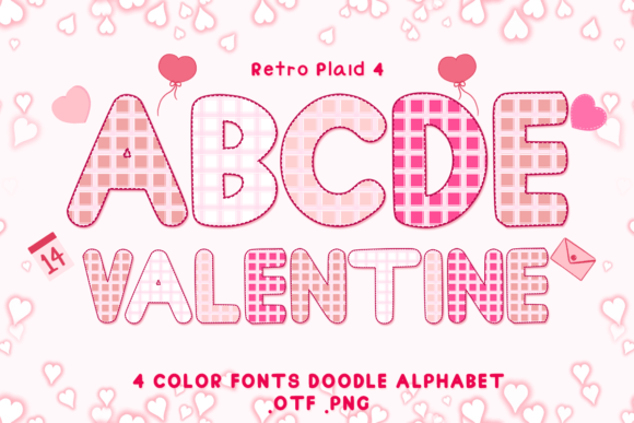 Retro Plaid 4: A Color Font That Makes Your Brand Feel Warm & Intentional