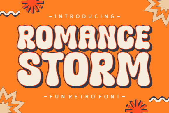 Romance Storm: A Retro Font That Makes Your Brand Feel Warm & Welcoming