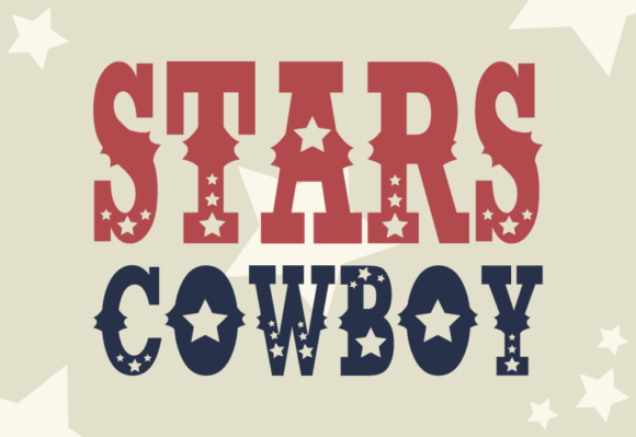 Stars Cowboy: A Decorative Font for Bold Digital Branding